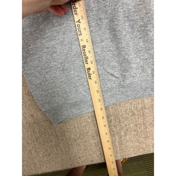 Vintage New York City Sweatshirt Mens Large Gray 1990s Embroidered NYC - Picture 10 of 10